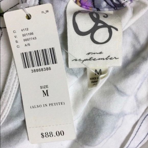 Isabel Floral Embroidered Tank M One September - Picture 7 of 8